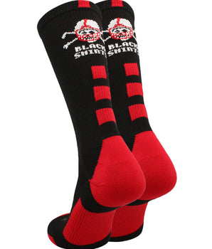 TCK socks Nebraska Cornhuskers Blackshirts Baseline Crew USA Made