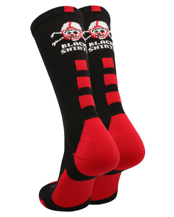 TCK socks Nebraska Cornhuskers Blackshirts Baseline Crew USA Made