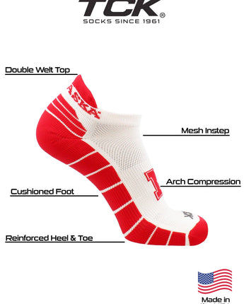 TCK socks Nebraska Cornhuskers Golf Socks
