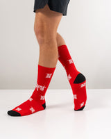 Nebraska Cornhuskers Mayhem Crew Socks (Imported)