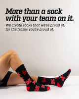 TCK socks Nebraska Cornhuskers Mayhem Crew Socks (Made in USA)