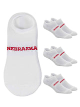 TCK socks Nebraska Cornhuskers / One Size TCK Nebraska Cornhuskers No Show Liner Socks (3-Pack)