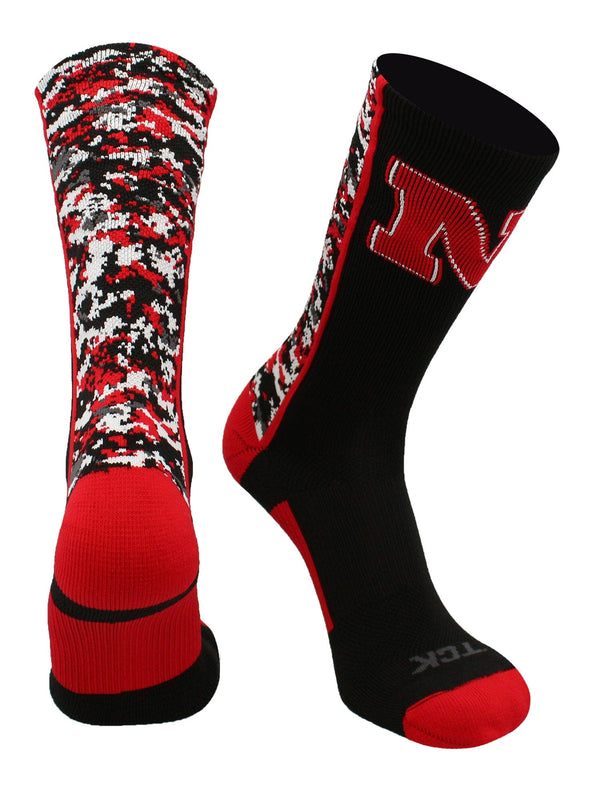 TCK socks Nebraska Cornhuskers Socks Digital Camo Crew
