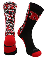TCK socks Nebraska Cornhuskers Socks Digital Camo Crew