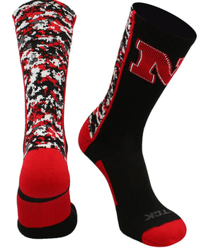 TCK socks Nebraska Cornhuskers Socks Digital Camo Crew