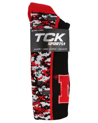 TCK socks Nebraska Cornhuskers Socks Digital Camo Crew