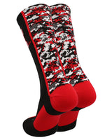 TCK socks Nebraska Cornhuskers Socks Digital Camo Crew