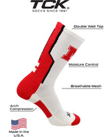 TCK socks Nebraska Cornhuskers Socks Perimeter Crew