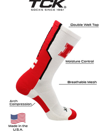 TCK socks Nebraska Cornhuskers Socks Perimeter Crew