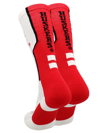 TCK socks Nebraska Cornhuskers Socks Perimeter Crew