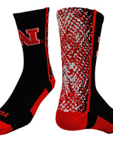 TCK socks Nebraska Cornhuskers Socks Static Crew