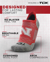 TCK socks Nebraska Cornhuskers Tour No Show Tab Socks - Made in USA