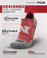 TCK socks Nebraska Cornhuskers Tour No Show Tab Socks - Made in USA