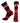 TCK socks Nebraska Red/Black / Large Nebraska Cornhuskers Socks Game Day Striped Crew Socks