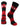 TCK socks Nebraska Red/Black / Large Nebraska Cornhuskers Socks Game Day Striped Crew Socks