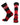 TCK socks Nebraska Red/Black / Large Nebraska Cornhuskers Socks Game Day Striped Crew Socks