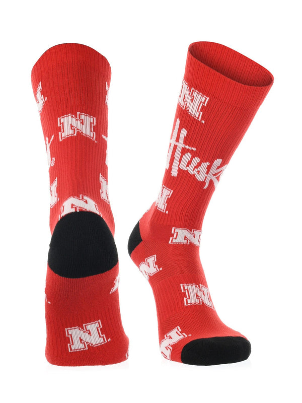 TCK socks Nebraska Red/Black/White / Large Nebraska Cornhuskers Socks Crew Length Sock Mayhem