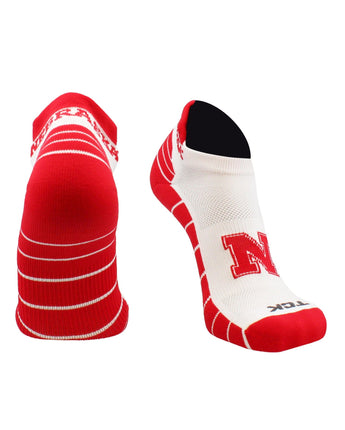 TCK socks Nebraska White/Red / Large Nebraska Cornhuskers Golf Socks