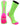 TCK socks Neon Green/Hot Pink / Large Midline Lacrosse Logo Crew Socks