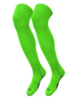 TCK socks Neon Green / Small TCK Dugout Over the Knee Socks For Baseball, Softball, Football Solid Team Colors