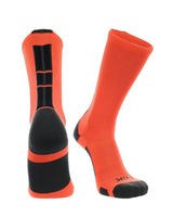 TCK socks Neon Orange/Graphite/Black / X-Large Crew Socks Baseline 3.0 Adult Sizes Team Colors
