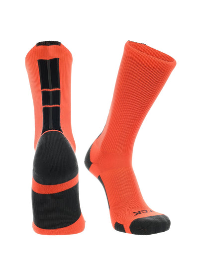 TCK socks Neon Orange/Graphite/Black / X-Large Crew Socks Baseline 3.0 Adult Sizes Team Colors