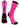TCK socks Neon Pink/Black / Large Midline Lacrosse Logo Crew Socks