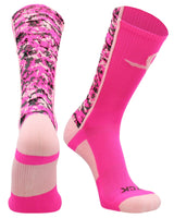 TCK socks Neon Pink/Pink/Pink / Small Digital Camo Aware Crew Socks
