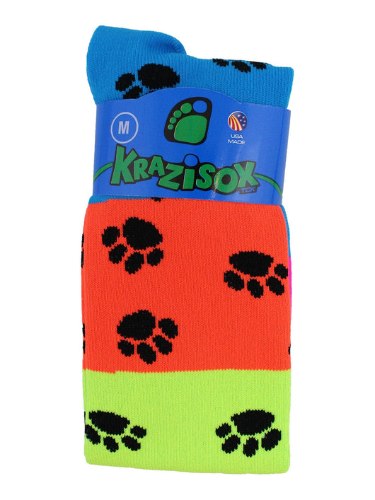 TCK socks Neon Rainbow Fun Print Socks