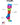 TCK socks Neon Rainbow Fun Print Socks