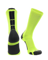 TCK socks Neon Yellow/Graphite/Black / X-Large Crew Socks Baseline 3.0 Adult Sizes Team Colors