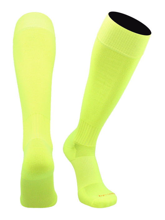 TCK socks Neon Yellow / Small Champion Over the Calf Socks