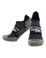 Nevada Wolfpack No Show Tour Socks - Made in USA