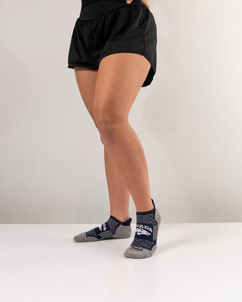 Nevada Wolfpack No Show Tour Socks - Made in USA