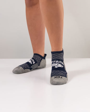 TCK socks Nevada Wolfpack No Show Tour Socks - Made in USA