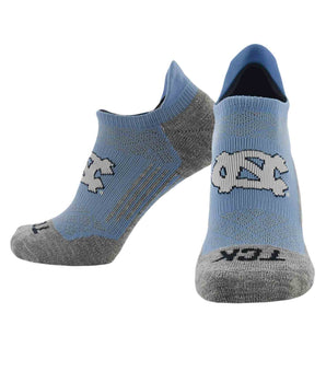 TCK socks North Carolina Tar Heels / Large North Carolina Tar Heels Tour No Show Tab Socks - Made in USA