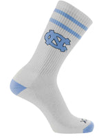 NCAA Vintage College Striped Socks - North Carolina Tar Heels (Large)