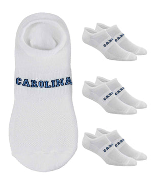 TCK socks North Carolina Tarheels / One Size TCK North Carolina Tarheels No Show Liner Socks (3-Pack)
