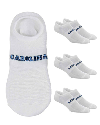 TCK socks North Carolina Tarheels / One Size TCK North Carolina Tarheels No Show Liner Socks (3-Pack)