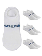 TCK socks North Carolina Tarheels / One Size TCK North Carolina Tarheels No Show Liner Socks (3-Pack)
