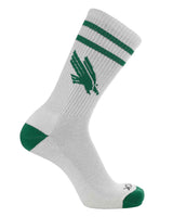 TCK socks North Texas Mean Green / Large North Texas Mean Green | Vintage | NCAA Mens and Womens Soft Cotton Sock