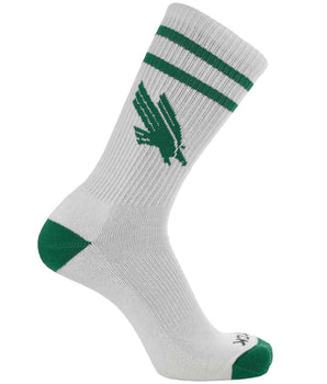 TCK socks North Texas Mean Green / Large North Texas Mean Green | Vintage | NCAA Mens and Womens Soft Cotton Sock