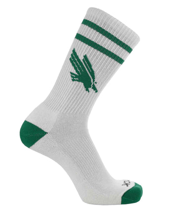 TCK socks North Texas Mean Green / Large North Texas Mean Green | Vintage | NCAA Mens and Womens Soft Cotton Sock