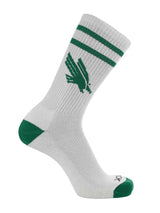 TCK socks North Texas Mean Green / Large North Texas Mean Green | Vintage | NCAA Mens and Womens Soft Cotton Sock