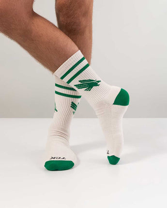 TCK socks North Texas Mean Green | Vintage | NCAA Mens and Womens Soft Cotton Sock
