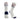 TCK socks Off-White/Scarlet/Dark Royal / Large TCK Vintage USA Crew Socks For Men and Women