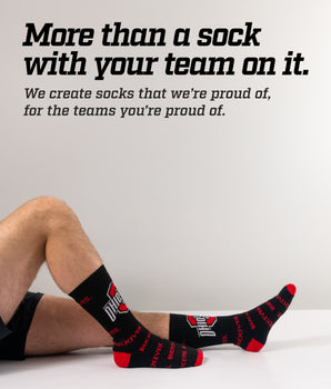 Ohio State Buckeyes Mayhem Crew Socks (Made in USA)
