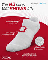 TCK socks Ohio State Buckeyes / One Size TCK Ohio State Buckeyes No Show Liner Socks (3-Pack)