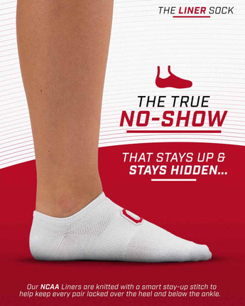 TCK socks Ohio State Buckeyes / One Size TCK Ohio State Buckeyes No Show Liner Socks (3-Pack)