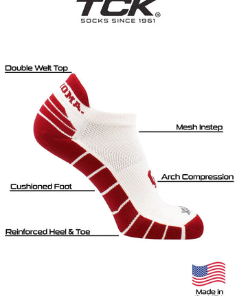TCK socks Oklahoma Sooners Golf Socks